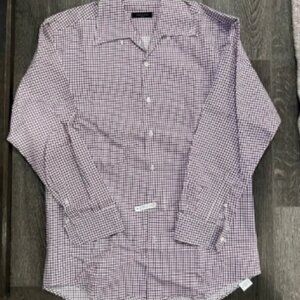Men's Purple Checkered Shirt